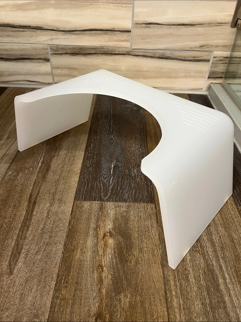 Squatty Potty Frosted Ghost Acrylic Toilet Stool, 7